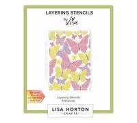 Lisa Horton Crafts - Mariposa Layering Stencils