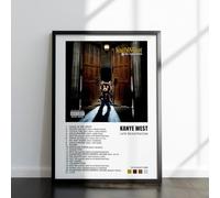 LISA MARIE DESIGNS Kanye West Album Poster - Graduation, My Beautiful Dark Twisted Fantasy, The College Dropout & Late Registration - Music Wall Art Print - A4 or A3 (Late Registration, A3 Unframed)