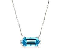 Lisa Nik hexagon-shape-pendant necklace - Silver OS