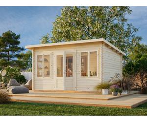 Lisa S (4x3m | 11.5m2 | 34mm) Pent Timber Garden Room