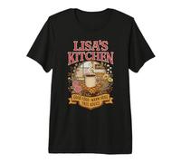 Lisa’s Kitchen Good Food Warm Hugs Free Advice Premium T-Shirt