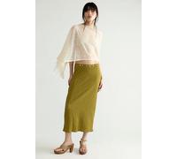 Lisa Says Gah! Sammy Skirt at Free People in Olive, Size: Small - female