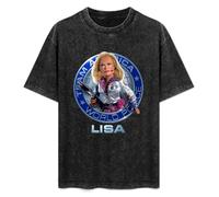 Lisa Team America World Police Men's T-Shirt Graphic Shirts Unisex Black Tee M