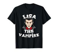 Lisa The Vampire T-Shirt Halloween Simple Costume T-Shirt