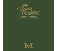 Lisa Williams The Grants Register 1993-1995 Paperback Book Lisa Williams Multicolor