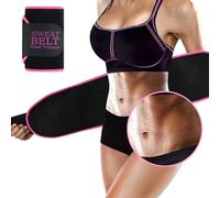 Lisacool Sculpt Touch Waist Trainer For Women Sweat Band For Stomach Waist Trimmer, Black/Pink, Medium