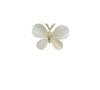 LISADORE Animal Brooch Butterfly Insect Brooches Opal Cat’s Eye Stone Butterfly Brooch Gold Tone Lapel Pins Jewelry Gifts Birthday Gifts for Women Girls