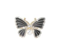 LISADORE Pearl Rhinestone Butterfly Brooch Butterfly Brooch Pins Chic Romantic Elegant Rhinestone Crystal Insect Brooch Pin Women Corsage Scarf Shawl Clothing Accessories Wedding Party Banquet