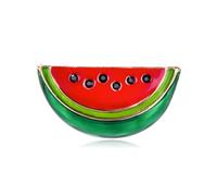 LISADORE Watermelon Brooch Fruits Enamel Brooches Pins Watermelon Enamel Pins Cute Fruits Lapel Pins Brooches Pin Badges for Girls Women Clothing Backpacks Jackets Hats