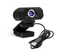 LISAQ HD Webcam Mini Computer PC WebCamera USB Driver-Free Built-In Dual Microphones for Live Broadcast Video Calling Conference Work