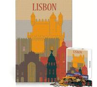Lisbon 1000 Pieces Jigsaw Puzzles for Teenagers Sharp Memory Stress Relief Fun Neat Edges Perfect Present size 50x75cm