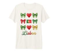Lisbon Coquette Bow Girls Premium T-Shirt