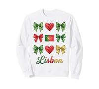 Lisbon Coquette Bow Girls Sweatshirt