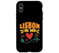 Lisbon in My Heart - Traveler Souvenir From Portugal Case for iPhone X/XS