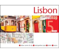 Lisbon PopOut Map - pocket-size, pop-up map of Lisbon