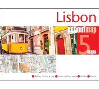 Lisbon PopOut Map - pocket-size, pop-up map of Lisbon (PopOut Maps)