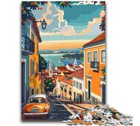 Lisbon Portugal City Jigsaws 2000 Pieces for Teenagers, Challenging Game Toys Wall Decoration Unique Birthday And Xmas Gifts 2000pcs(70x100cm)