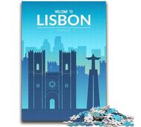 Lisbon Portugal Jigsaw Puzzles for Teenagers 2000 Jigsaws, for 14+ Train Your Brain And Your Hands Christmas Game Gifts 2000pcs(70x100cm)