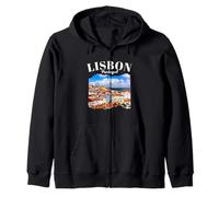 Lisbon Portugal Lisboa Souvenir/Lisbon Zip Hoodie