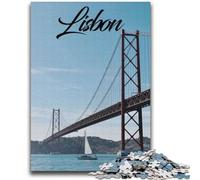 Lisbon Portugal Puzzles for Adults And Teenagers, Pattern Assembly Deal As Gifts for The Whole Family Suitable for And 14 2000pcs(70x100cm)