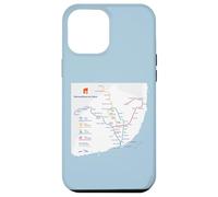 Lisbon Portugal Subway Train Railway - Souvenir Route Map Case for iPhone 12 Pro Max
