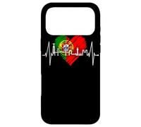 Lisbon Skyline Heartbeat Heart Lisboa Fan I Love Portugal Case for iPhone 17 Pro Max