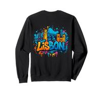 Lisbon Skyline Souvenir - Street Art Graffiti Sweatshirt