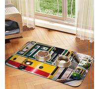 Lisbon Tram Pet Feeding Mat Bowl Mat Dog Mat Suitable For Dogs Cats Specific Pads Feeder