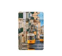 Lisbon Tram Printing 10 Pcs Air Freshener Cards,Car Scented Hanging Sheets Air Freshener Set For Car Decoration