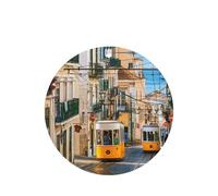 Lisbon Tram Printing 10 Pcs Air Freshener Cards,Car Scented Hanging Sheets Air Freshener Set For Car Decoration