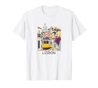 Lisbon Value Graphic T-Shirt, Men, White, M