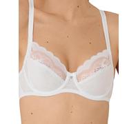 Lisca 20226/20227-01 Women's Evelyn White Lace Non-Padded Underwired Full Cup Bra 42D
