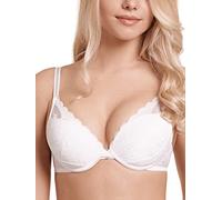 Lisca 20230-01 Women's Evelyn White Lace Padded Underwired Push Up Bra 34C