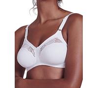 Lisca Manja 930-01 Women's White Non-Padded Non-Wired Soft Bra 40C