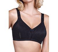 Lisca Sabina 157-02 Women's Black Embroidered Non-Padded Non-Wired Soft Bra 40E
