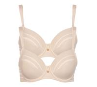 Lisca Women's Pack of 2 Underwired Bra Alegra 020147 Skin 42C