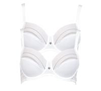 Lisca Women's Pack of 2 Underwired Bra Alegra 020147 White 38D