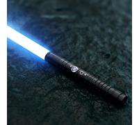 Lischwert Lightsaber Age 5+, RGB 7 Colors 3 Modle Voices Light Saber, Smooth Swing & Fight Sound Effects, Gift & Cosplay Toys for Kids for Ages 6 and Up(77cm-Black)