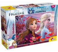 Lisciani 82155 Puzzle Df Supermaxi 35 Frozen 2 | Double-Sided Puzzle - Film Scene with Drawing to Colour on the Back - Eye for Detail - Finished Floor Size 70 x 50 cm