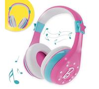 Lisciani - BARBIE Fashion Bluetooth Headphones - Audio Accessory for Children - Pink - Adjustable Comfort - Wireless Connection - For BARBIE Fans - Children aged 4 and upwards