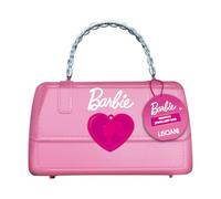 Lisciani - Barbie Fashion - Handbag with Jewellery Making Kit - 5+ Years | Jewellery Workshop - Pink Bag, Colourful Beads, Threads and Clasps - Your Own Bracelets and Necklaces - 4 Barbie Charms