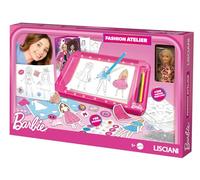 Lisciani - Barbie Fashion Studio - Light Table with Doll - 4+ Years | Creative Fashion Set - Backlit Drawing Table and Barbie Doll - Trace the Outfits - Design Your Own Fashion Collection