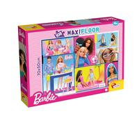 Lisciani - BARBIE MaxiFloor DF Puzzle - 108 Piece Double Sided Puzzle for Children from 6 years - Format 70x50 cm - Creative Activity - Birthday Gift Idea - Educational and Observation Game