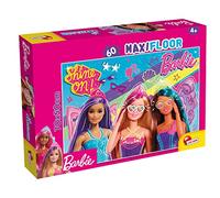 Lisciani - Barbie MaxiFloor - Giant Jigsaw Puzzle with 60 Pieces - 4+ Years | Double-Sided Floor Puzzle - Glossy Pieces and Back to Colour - Hand-Eye Coordination - Finished Floor Size 70 x 50 cm