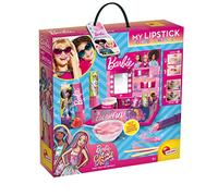 Lisciani - Barbie My Lipstick - Colour Change Lipstick Kit - 5+ Years | Creative Beauty Set - Bases, Pigments, Moulds and 48 Collectable Tattoos - Changes Colour When Applied - Mix Your Own Shades