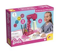 Lisciani - BARBIE Projector Drawing School - Educational Drawing and Colouring Toy for Children 4 Years + - Creative LED Drawing Kit - Activity Without Screen or Tablet -Motor Skills & Imagination