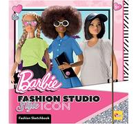Lisciani - BARBIE- Sketchbook Style Icon - Fashion Studio - Models to dress up - Creative Game - Colouring pens - For Girls From 4 Years onwards