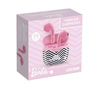 Lisciani - BARBIE Wireless Headphones for Teenage Girls From 12 Years - Secure Volume - Rechargeable Battery - Adjustable Comfort - Bluetooth Compatible - Develops Autonomy and Sense Of Rhythm