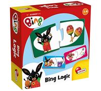 Lisciani - Bing Baby Logic - Puzzle and Memory Game for Toddlers - 1+ Years | Self-Correcting Educational Game - 16 Reinforced Mini Pieces to Match - Attention and First Associations - Sturdy Card