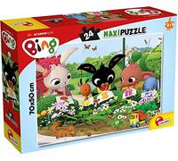 Lisciani - Bing Discovers Nature - Supermaxi Puzzle 24 Pieces - 3+ Years | Giant Children's Puzzle - Scene from the Series with Thick Sturdy Pieces - To Assemble at Home - Floor Size 70 x 50 cm